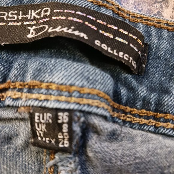 ❤️🛍️ Womens Berska Denim Collection  Mid Rise Denim Jeans   🛍️❤️ UK Size 8 - Picture 8 of 10